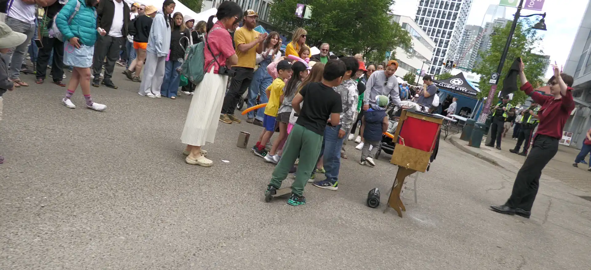 Magic performance at Calgary Lilac Festival